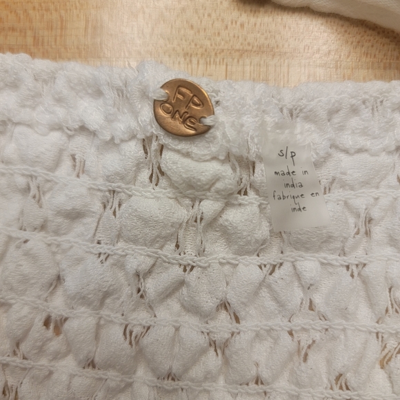 Free People One white summer dress size s/p - Picture 3 of 3